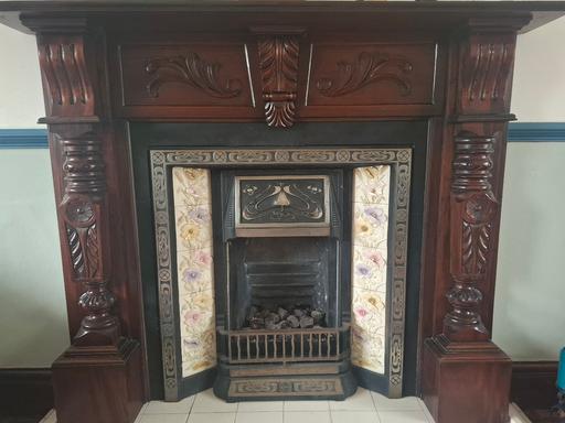 Buy & Sell Meir Heath Stafford - Photos for Cast iron fireplace and mahogany surround