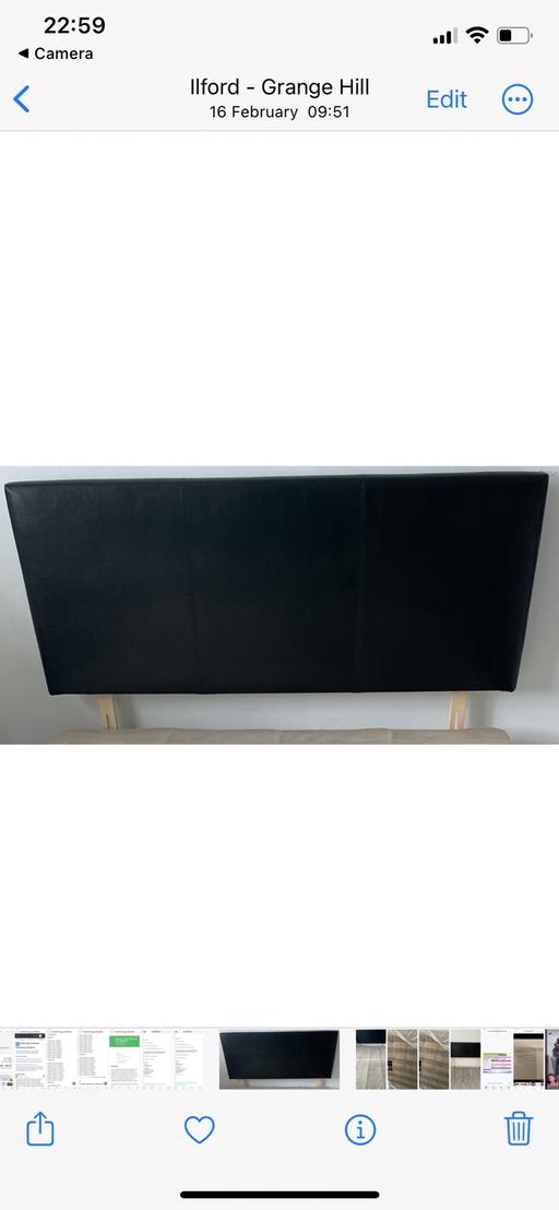 Buy & Sell Ilford Redbridge - Photos for Double headboard
