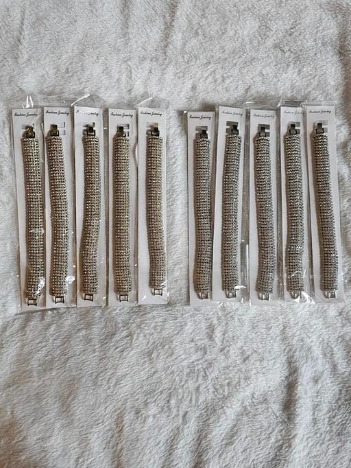 Buy & Sell Old Ford East London - Photos for Gold & Silver Diamanté Bracelets (x10)