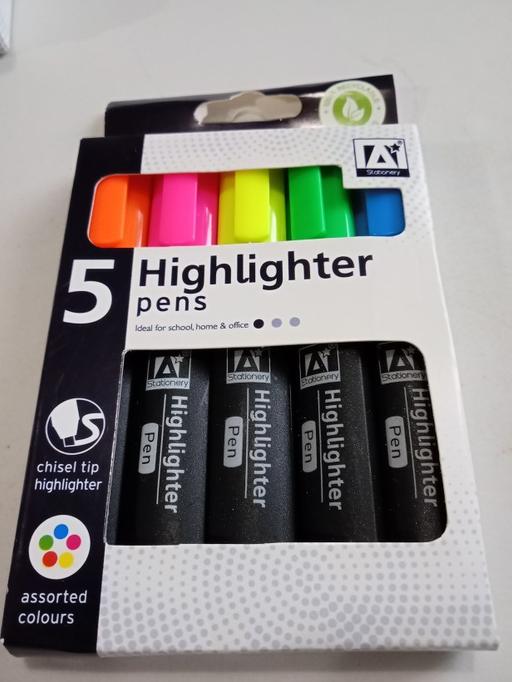 Buy & Sell Horncastle East Lindsey - Photos for new pack of 5 highlighter pens