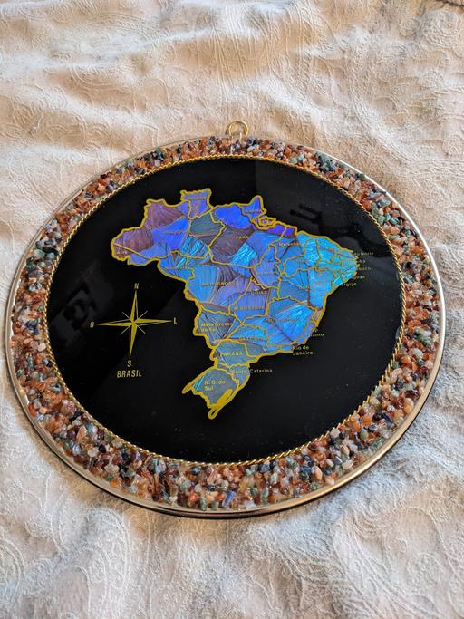 Buy & Sell Park Farm Industrial Estate Redditch - Photos for Morpho Butterfly Wings Plaque of Brazil