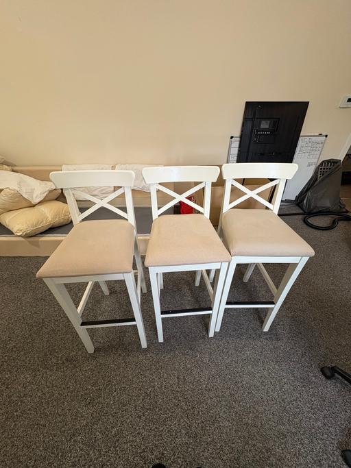 Buy & Sell Chadsmoor Cannock Chase - Photos for Set of three INGOLF Bar stool with backrest