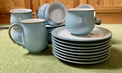 Buy & Sell Woodford Halse West Northamptonshire - Photos for Denby Tea Service in Colonial Blue