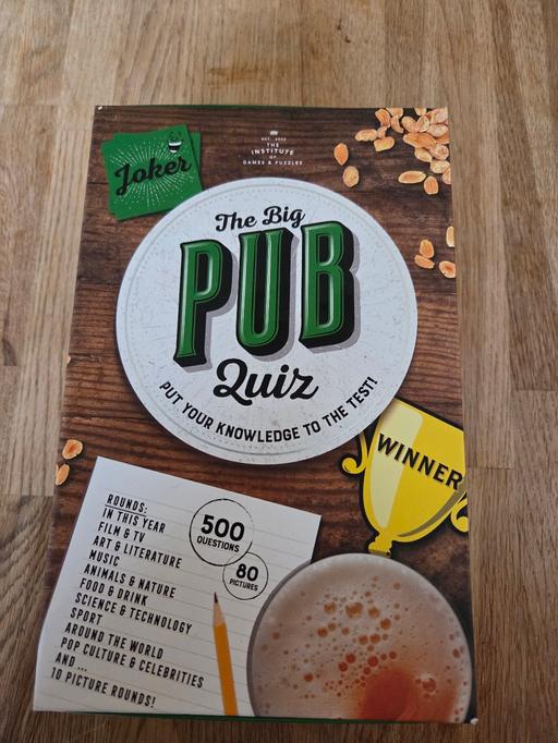 Buy & Sell Codsall South Staffordshire - Photos for The Big Pub Quiz Game