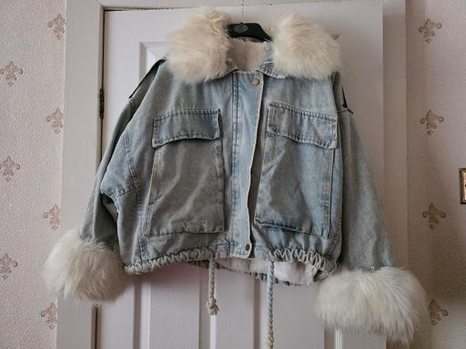 Buy & Sell Blackpool Town Centre Blackpool - Photos for Fleece lined denim jacket size L