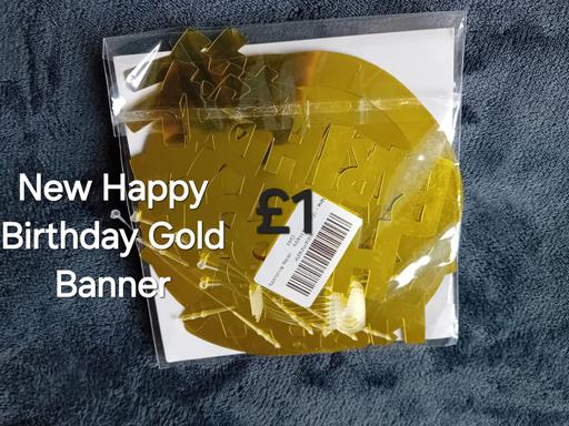 Buy & Sell Staincliffe Kirklees - Photos for Brand New Happy Birthday Banner