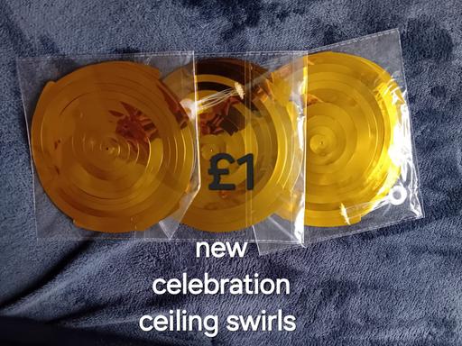 Buy & Sell Mount Pleasant Kirklees - Photos for brand new gold party ceiling swirls