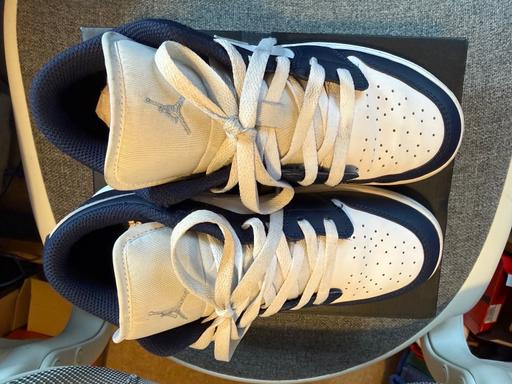 Buy & Sell East Barnet Barnet - Photos for NIKE AIR JORDAN 1 LOW ‘NAVY tick' Trainers