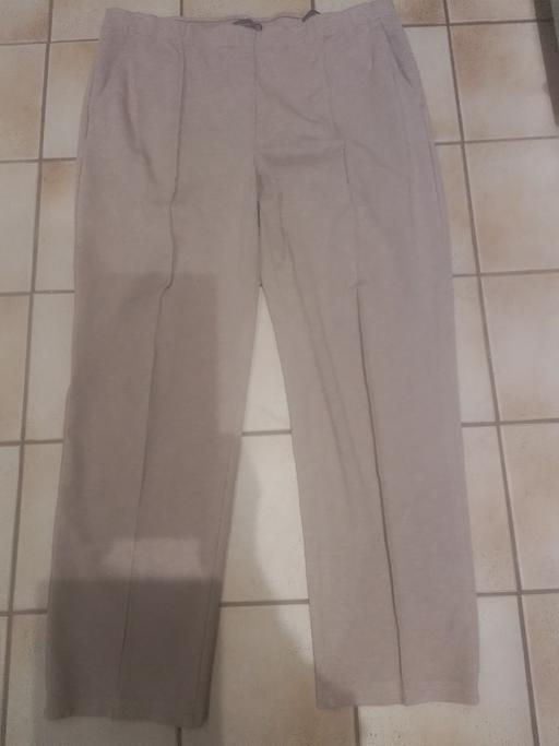 Buy & Sell Streetly Walsall - Photos for M/S NEUTRAL/FAWN JERSEY CASUAL TROUSERS