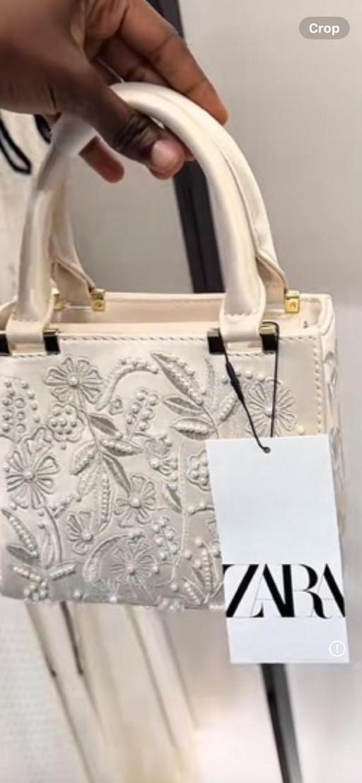 Buy & Sell Poplar East London - Photos for Zara pearl embroidered bag
