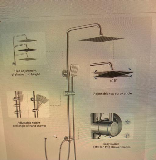 Buy & Sell Croydon Croydon - Photos for Derw Adjustable shower rise rail kit 10”