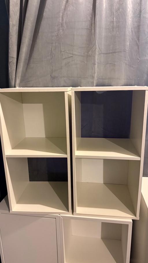 Buy & Sell Harrow on the Hill North West London - Photos for IKEA White Bedside Tables Kallax Pair
