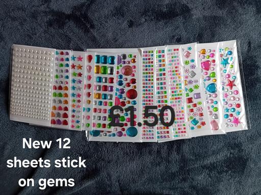 Buy & Sell Mount Pleasant Kirklees - Photos for brand new 12 sheets of stick on gems