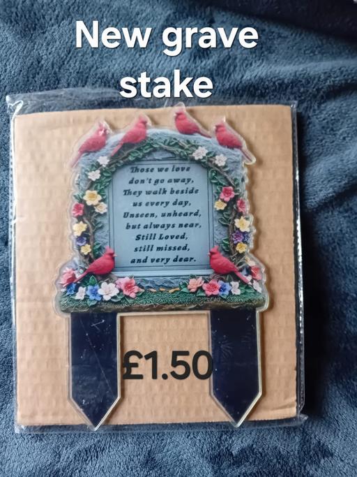 Buy & Sell Staincliffe Kirklees - Photos for Brand new grave stake