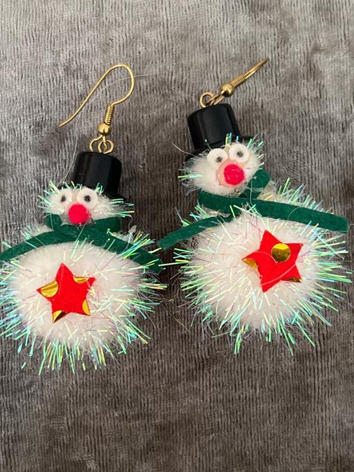 Buy & Sell Rottingdean Brighton - Photos for Lovely snowman earrings batt needed