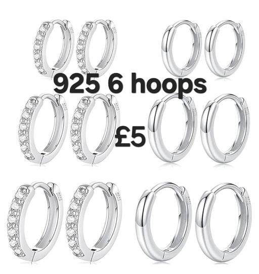 Buy & Sell Mount Pleasant Kirklees - Photos for Brand New 925 6 pairs of hoops