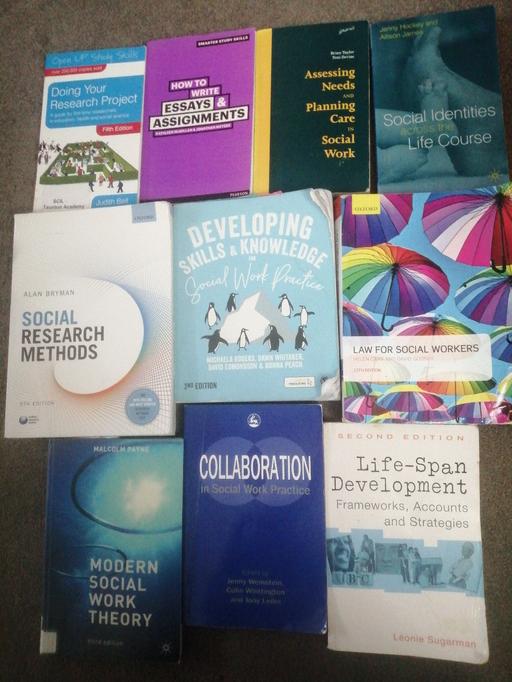 Buy & Sell Moseley Village Wolverhampton - Photos for Ten Social worker trainee books