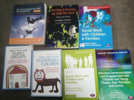 Buy & Sell Moseley Village Wolverhampton - Photos for 7 social worker/trainee child & family books