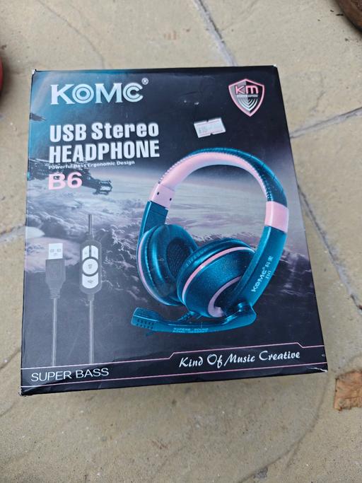 Buy & Sell Belmont North West London - Photos for Komc USB Headset with Microphone for PC Lapto