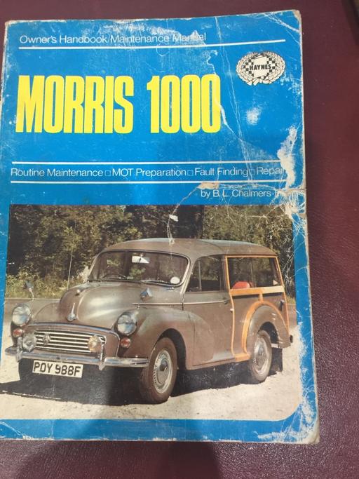 Buy & Sell Woodlands South West London - Photos for Morris 1000 Haynes Owner’s Manual