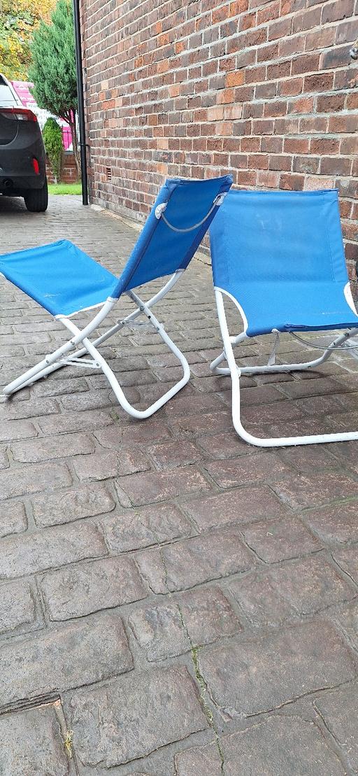 Buy & Sell Dukinfield Tameside - Photos for 2 folding deck chairs
