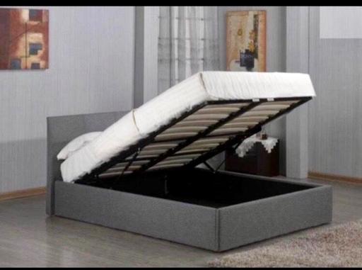  — Brand New Double Ottoman Bed. Free Delivery