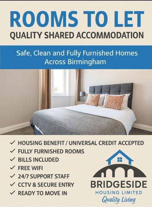 Residential Property Acocks Green Birmingham - Photos for Rooms to Let
