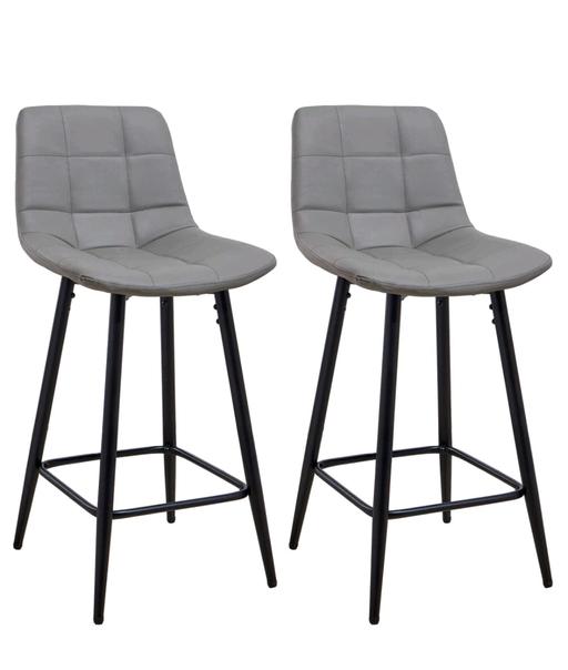 Buy & Sell Camp Hill Birmingham - Photos for Set of 2 PU Leather with Backrest Metal Legs