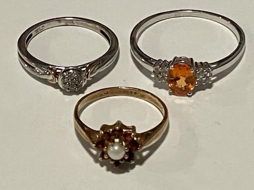 Buy & Sell Pen Mill Trading Estate Somerset - Photos for Ladies jewellery 9ct white gold DIA & Garnet