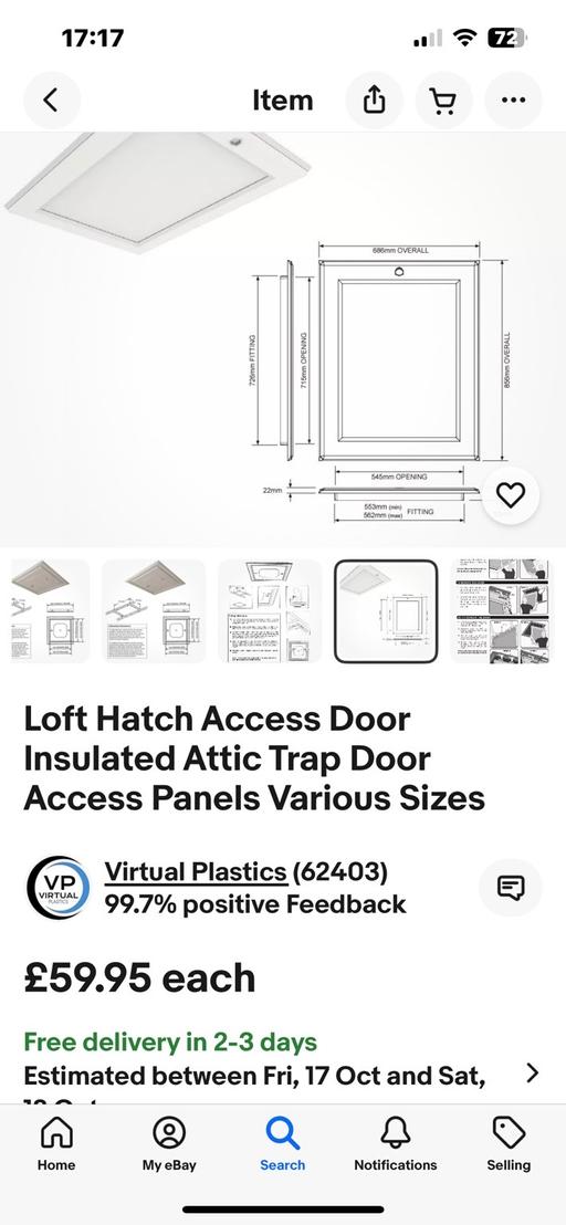 Buy & Sell Trench Telford and Wrekin - Photos for Loft hatch NEW