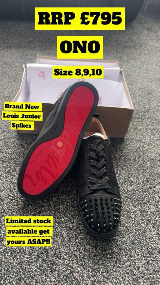 Buy & Sell Sundon Luton - Photos for Christian Louboutin Black Junior Spikes