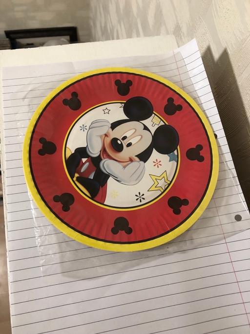 Buy & Sell Farington South Ribble - Photos for Mickey Mouse Party plates - Sealed/New
