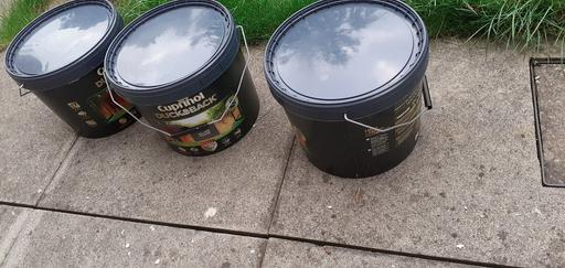 Buy & Sell Brownhills Walsall - Photos for 3 new paint tubs 9l cuprinol