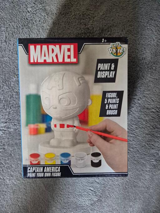 Buy & Sell Crumpsall Manchester - Photos for new Marvel Paint Your Own Captain America Fig