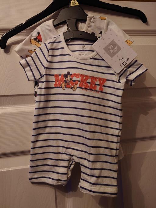 Buy & Sell Woodthorpe Charnwood - Photos for Babies set of 2 Mickey rompers size up to 1M