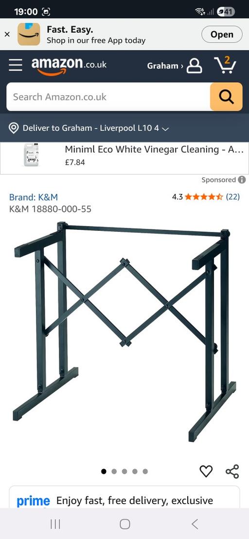 Buy & Sell Fazakerley Knowsley - Photos for keyboard stand