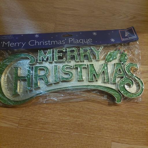 Buy & Sell Ocker Hill Sandwell - Photos for christmas wall hanging sign merry Christmas