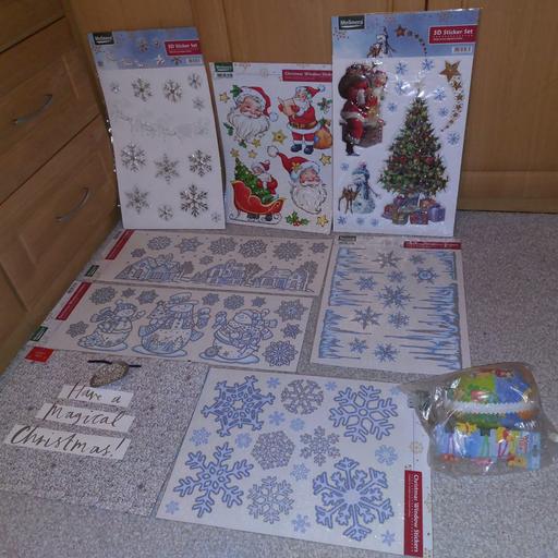 Buy & Sell Newbridge Wolverhampton - Photos for Christmas Decorations stickers and toy bundle