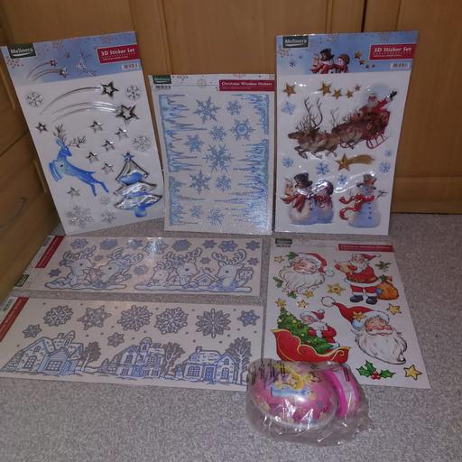 Buy & Sell Bradmore Wolverhampton - Photos for Christmas Decorations stickers and a toy