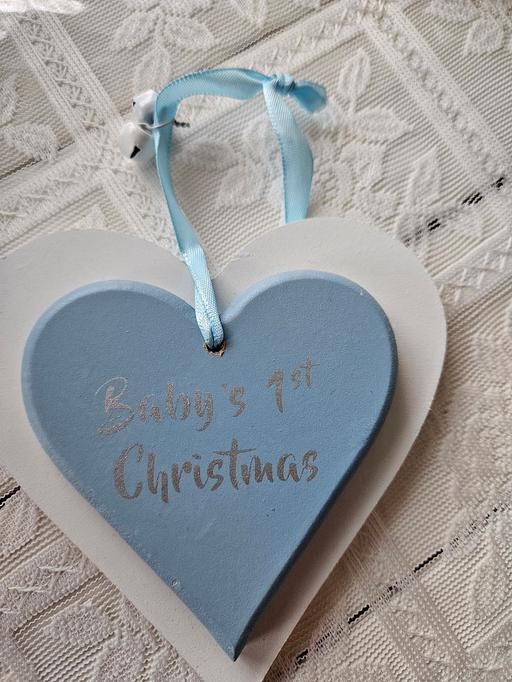 Buy & Sell Wrose Bradford - Photos for New 1st Christmas wooden Christmas plaque wit