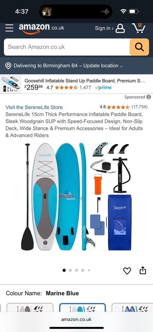 Buy & Sell Kidderminster Wyre Forest - Photos for Inflatable paddle board and vest