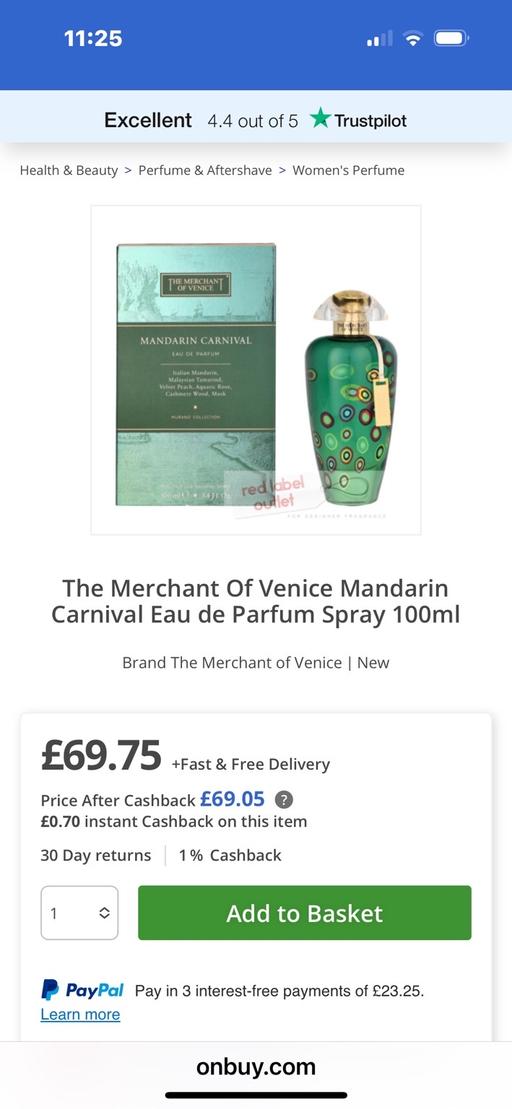 Buy & Sell Ilford Redbridge - Photos for Merchant of Venice perfume