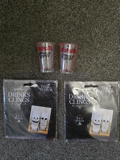 Buy & Sell Rowley Regis Sandwell - Photos for 2 x Glass Clings - new - 2 shot glasses