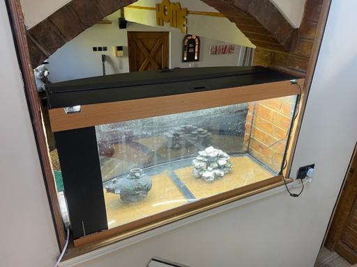 Buy & Sell Great Glen Harborough - Photos for Large curved fish tank