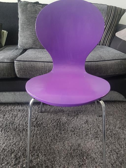 Buy & Sell Blakenhall Wolverhampton - Photos for Dining chairs x2 - purple