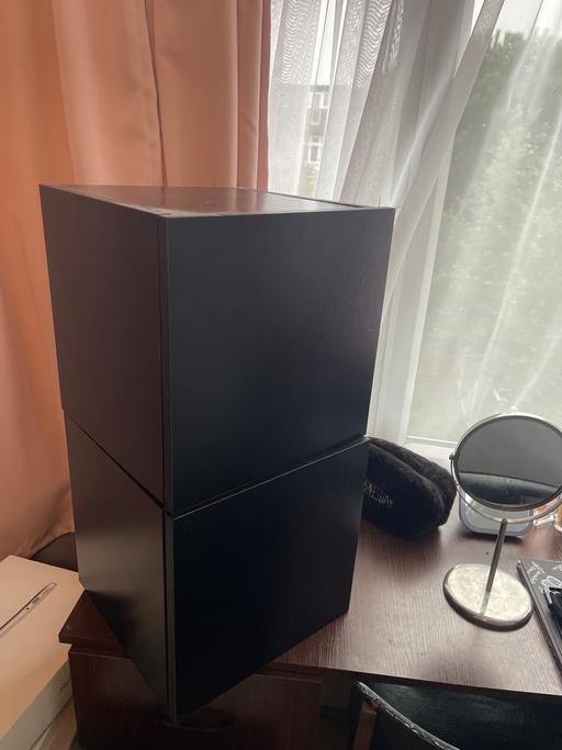 Buy & Sell Chadwell Heath Redbridge - Photos for 2 Black wall units