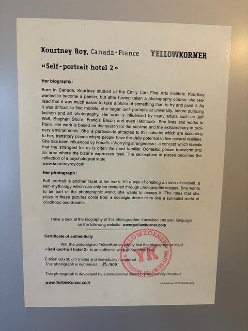 Buy & Sell Wandsworth South West London - Photos for Self-portrait Hotel 2 Photograph from Paris