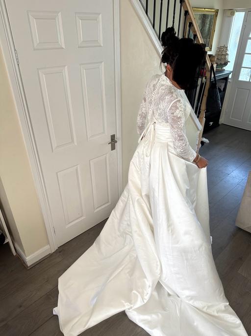 Buy & Sell Wylde Green Birmingham - Photos for Vintage style lace &satin wedding dress