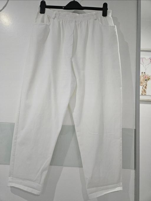 Buy & Sell Weston Point Halton - Photos for Size 14 white cotton trousers
