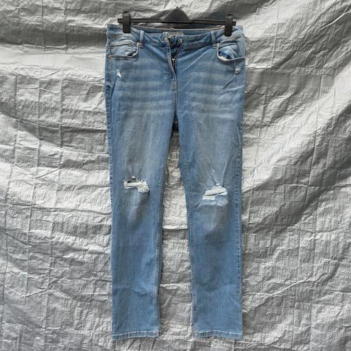 Buy & Sell Stourbridge Dudley - Photos for NEXT Slim High Rise Jeans Distressed UK 18L